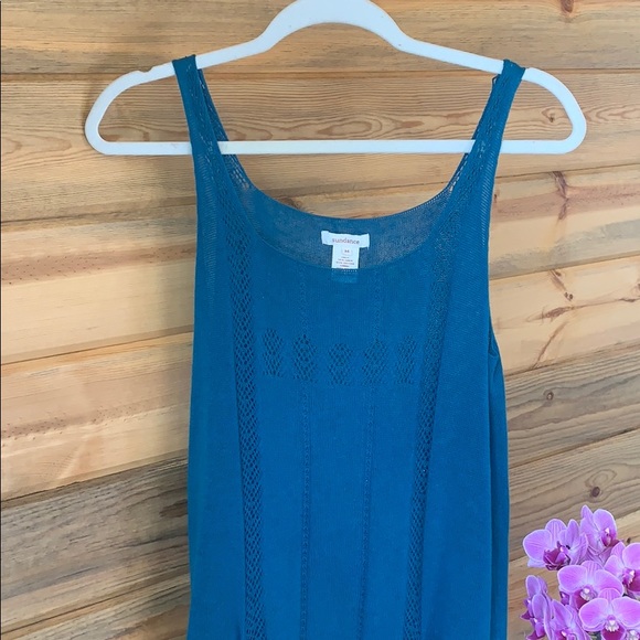 Knit Sundance Cotton and Linen Dress - Picture 2 of 5